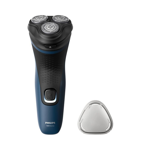 Philips Электробритва Series 3000, черный, синий купить на OZON по ...