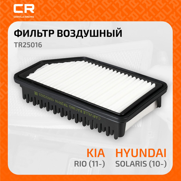 Фильтр воздушный для автомобилей HYUNDAI (ACCENT SOLARIS VELOSTER) KIA ...