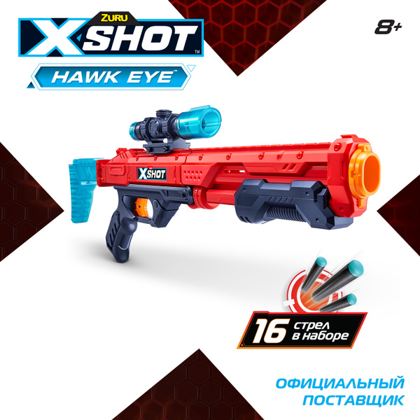 ZURU Икс Шот Игрушечная снайперская винтовка Hawk Eye купить на OZON по ...