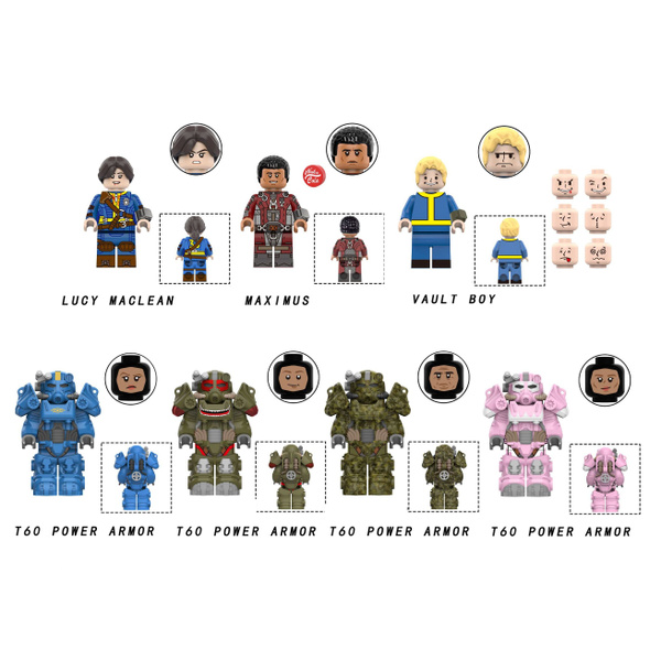 Набор минифигурок Фоллаут / Fallout совместимы с конструкторами лего ...