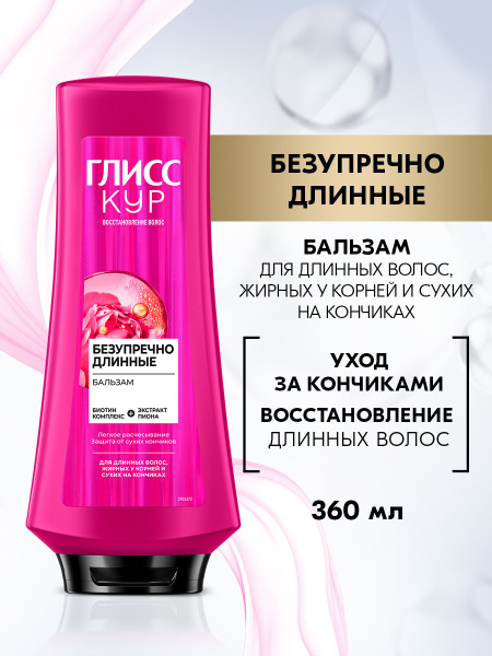 Глисс Кур Бальзам кондиционер для волос женский Безупречно длинные, 360 ...