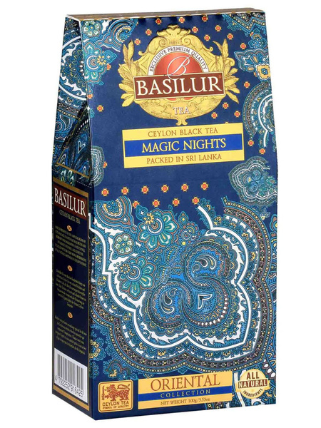 Basilur, "Волшебные ночи", чай черный листовой, чай с фруктами и ...