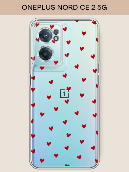 Силиконовый чехол на Oneplus Nord Ce 2 5g Ван Плас Норд СЕ 2 5g Red 
