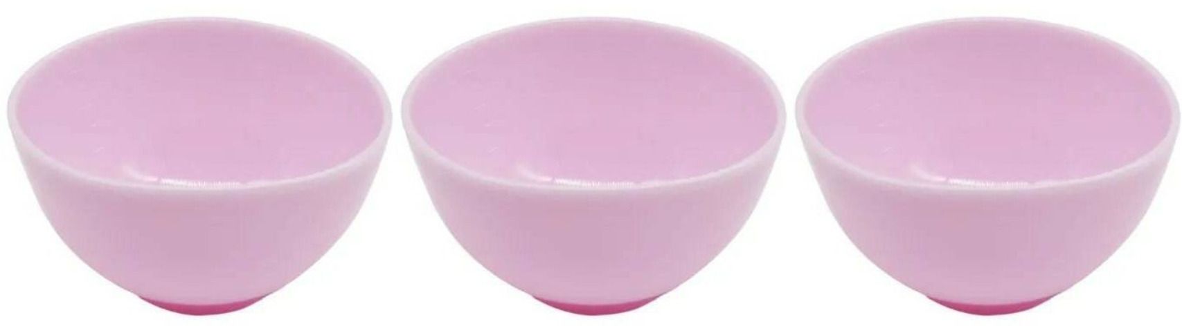 Anskin Косметическая чаша Rubber Bowl Small Pink, 300 мл, 3 шт