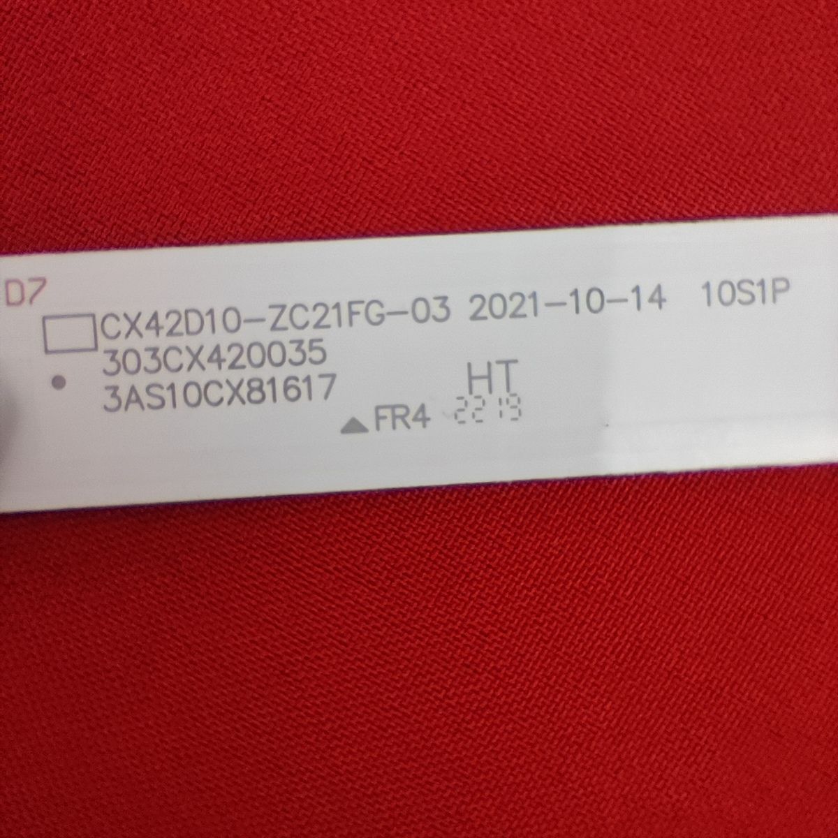 Подсветка для MYSTERY MTV-4228LTA2, MTV-4223LT2, DEXP F42C7000E, DOFFLER 42CF19-T2, BBK 42LEX-5026/FT2C, 42LEX-5027/FT2C, TELEFUNKEN TF-LED42S48T2; CX42D10-ZC21FG-03; MS-L1268