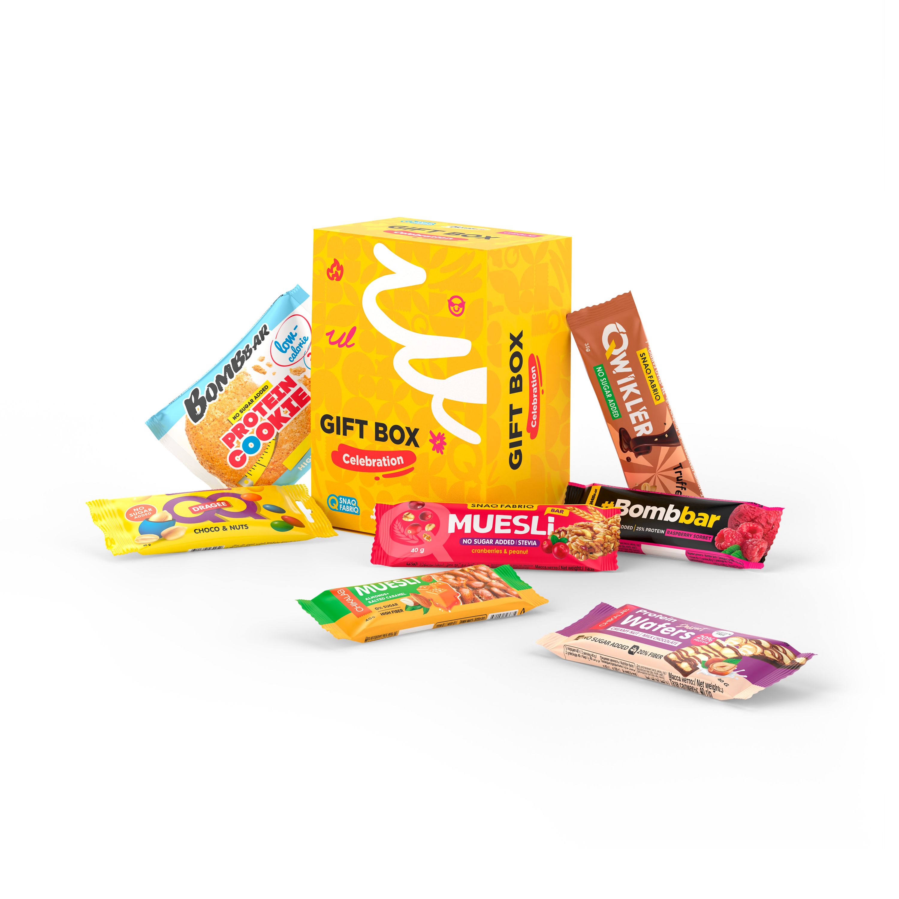 Snaq Fabriq Протеиновые батончики без сахара SNAQER 