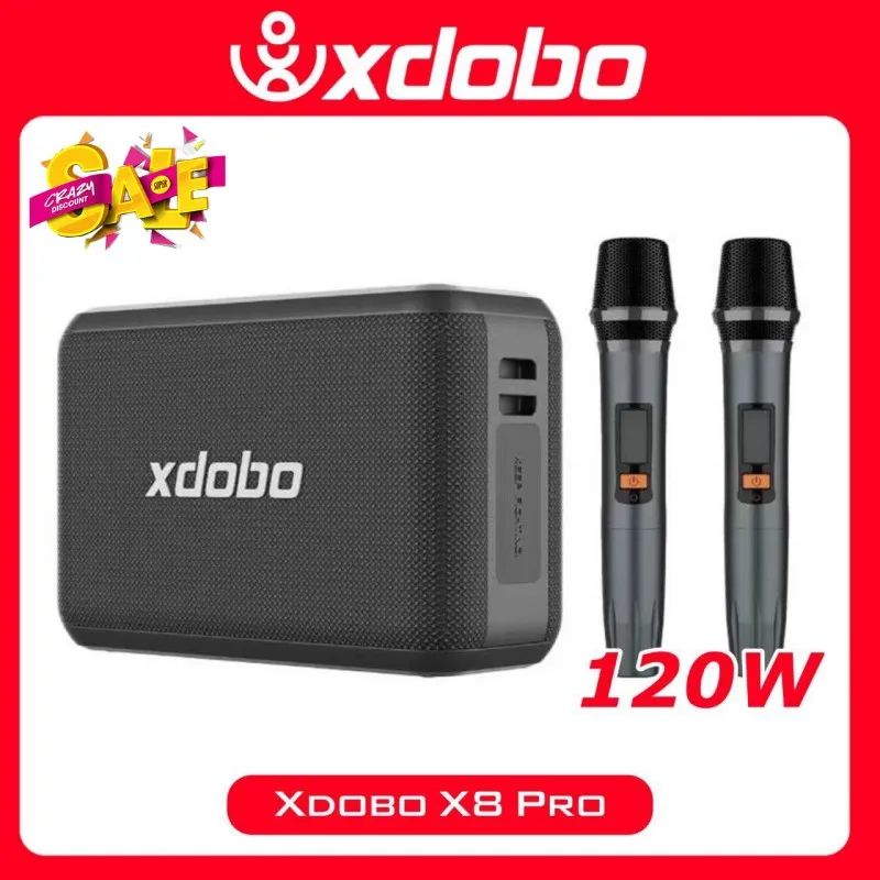 XDOBOБеспроводнаяакустикаXDOBOX8PRO,120Вт,черный