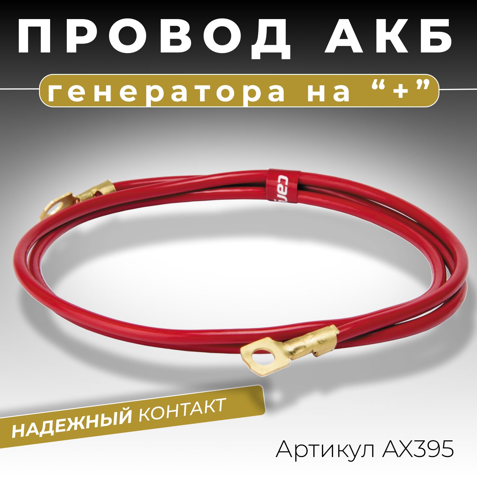 Дубляж АКБ-генератор с наконечниками КГ-16 1,5м+1,5м