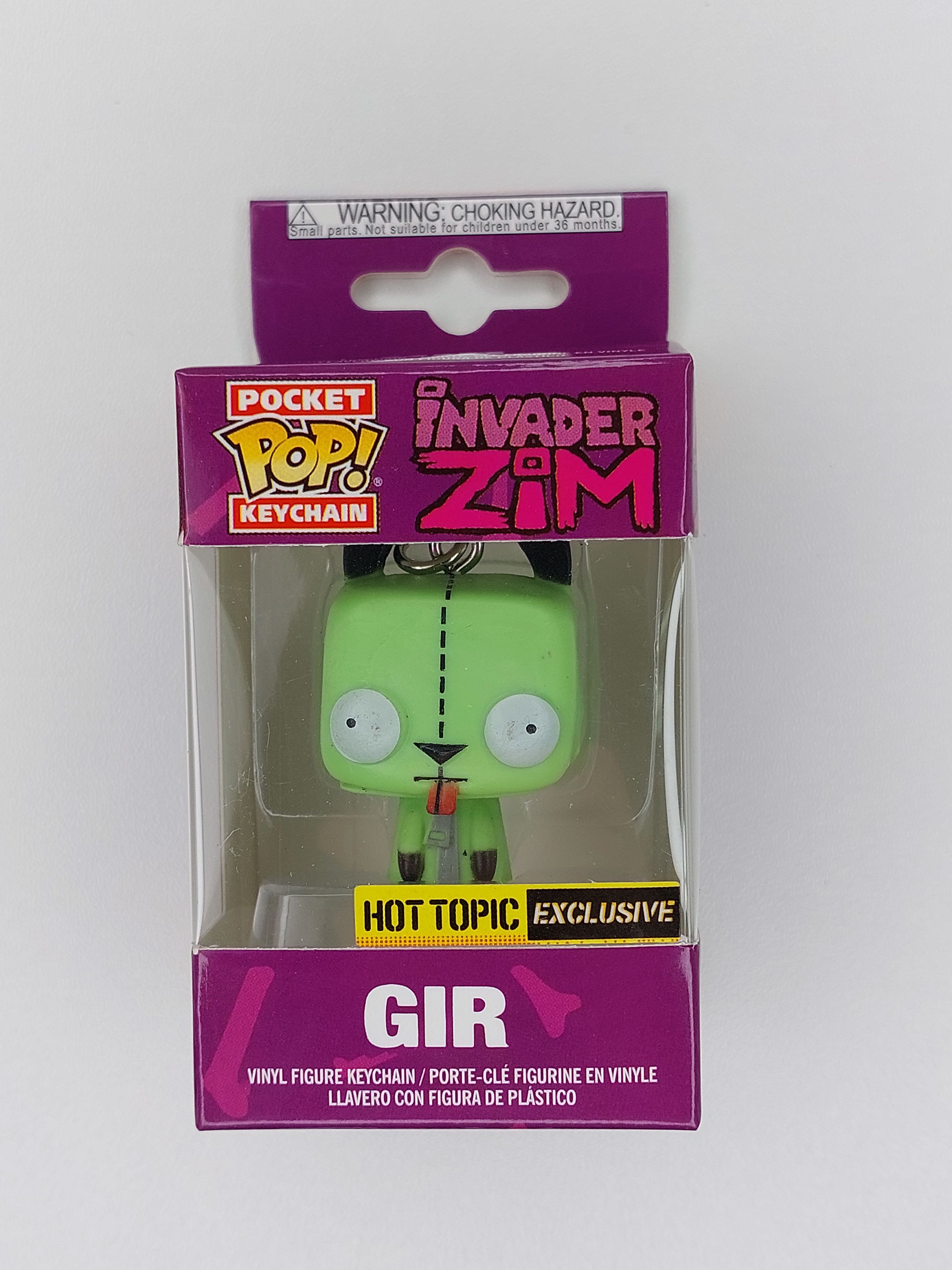 Брелок keychain Гир Gir из мультсериала Пришелец Зим Invader ZIM - купить с  доставкой по выгодным ценам в интернет-магазине OZON (1421794039)