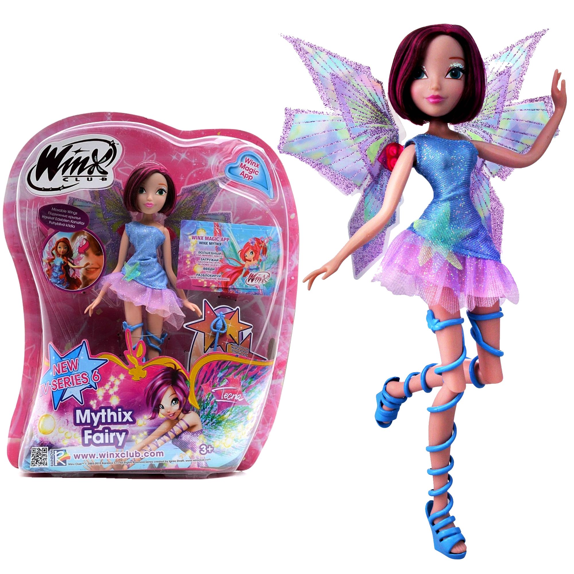 Кукла Фея Текна из серии Мифическая фея Winx Club