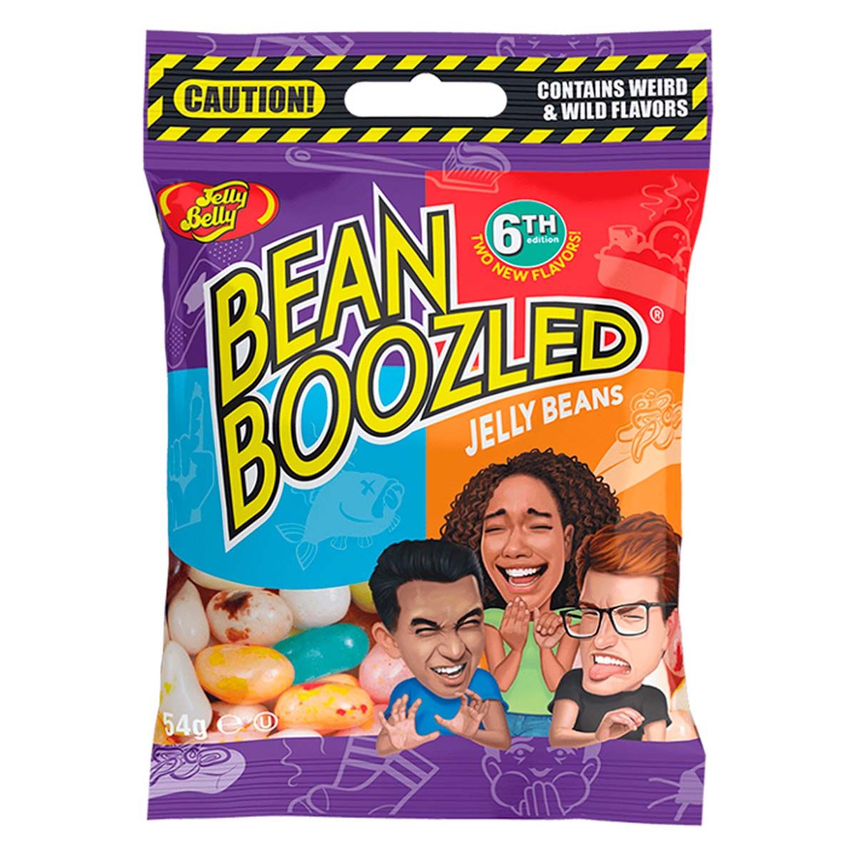 Драже жевательное конфеты Jelly Belly Bean Boozled 6-я серия (Таиланд), 54 г