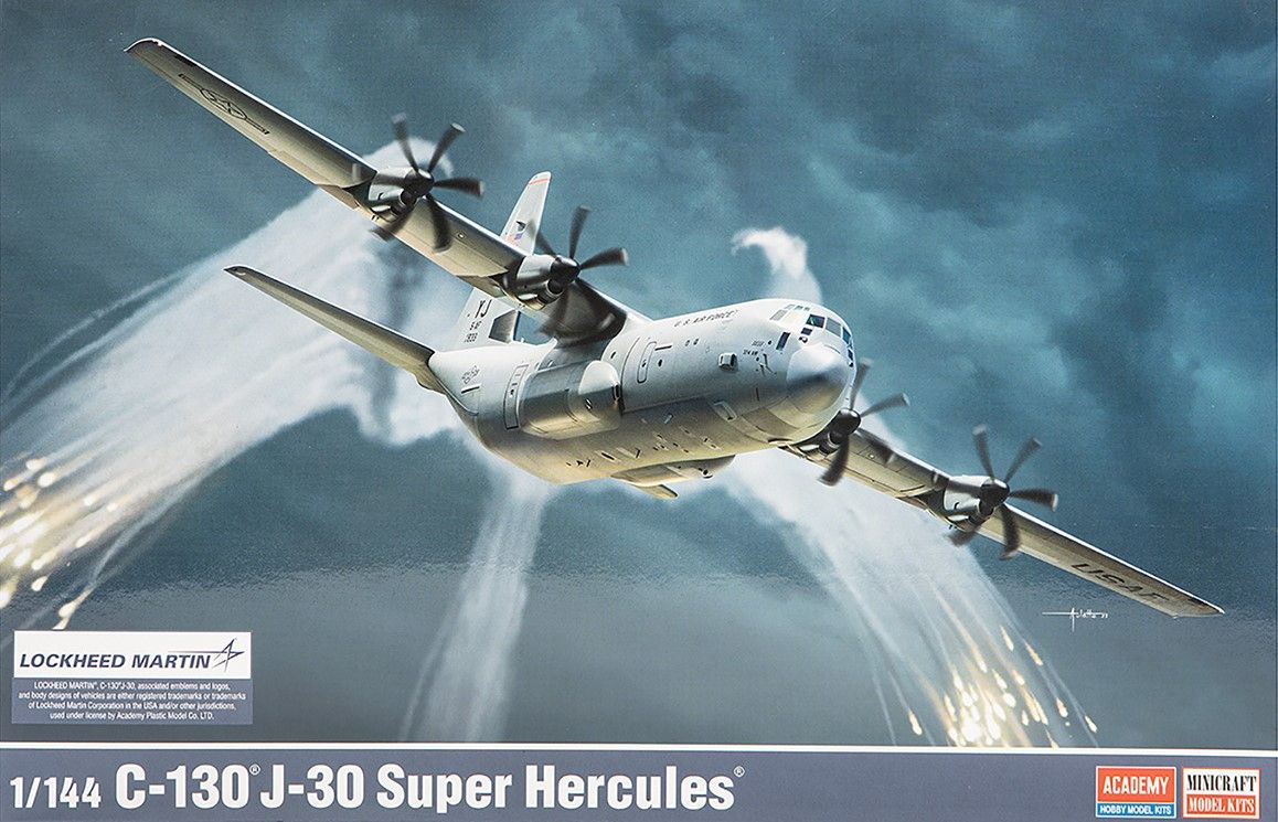 Academy 12631 Сборная модель самолета C-130J-30 Super Hercules 1:144 -  купить с доставкой по выгодным ценам в интернет-магазине OZON (1449896572)