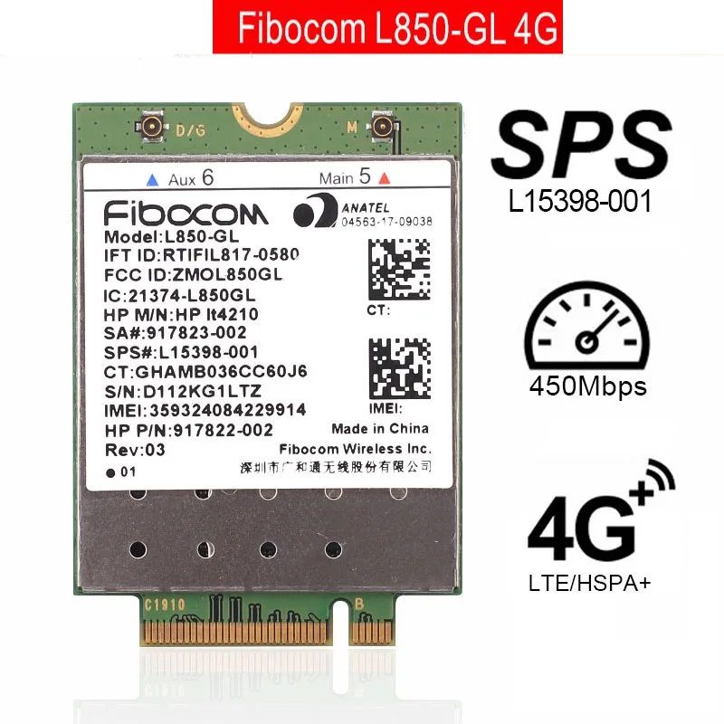 Fibocom l850 gl cat 9. Fibocom l850 gl cat 9