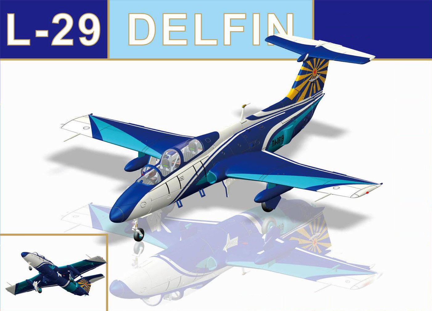 Л-29 Дельфин (L-29 Delfin) 86001 AMK 1:72 Сборная модель самолета