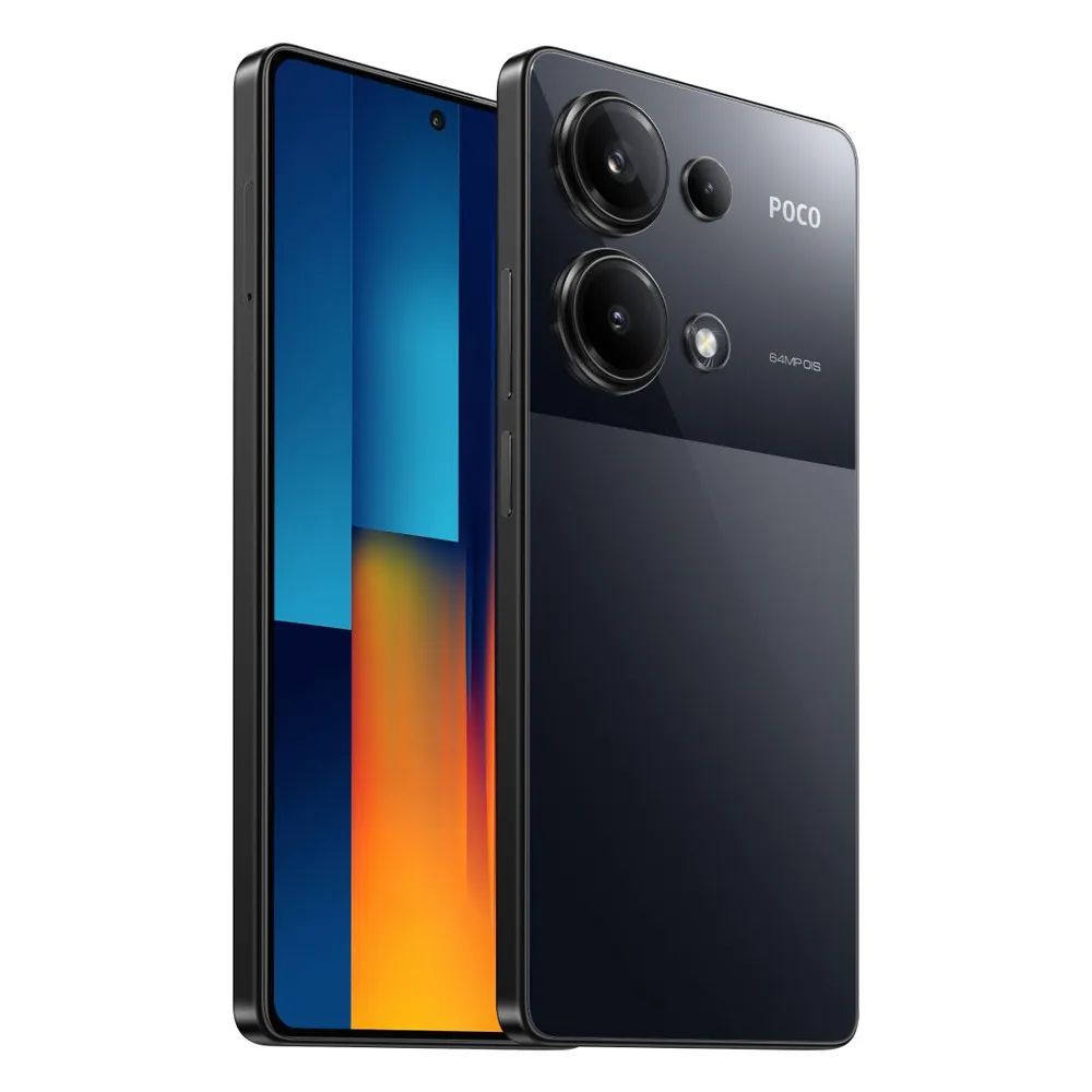 PocoСмартфонEUXiaomiPOCOM6Pro（Поддержкарусскогоязыка+GooglePlayStore+OTA-обновления）EU12/512ГБ,черный