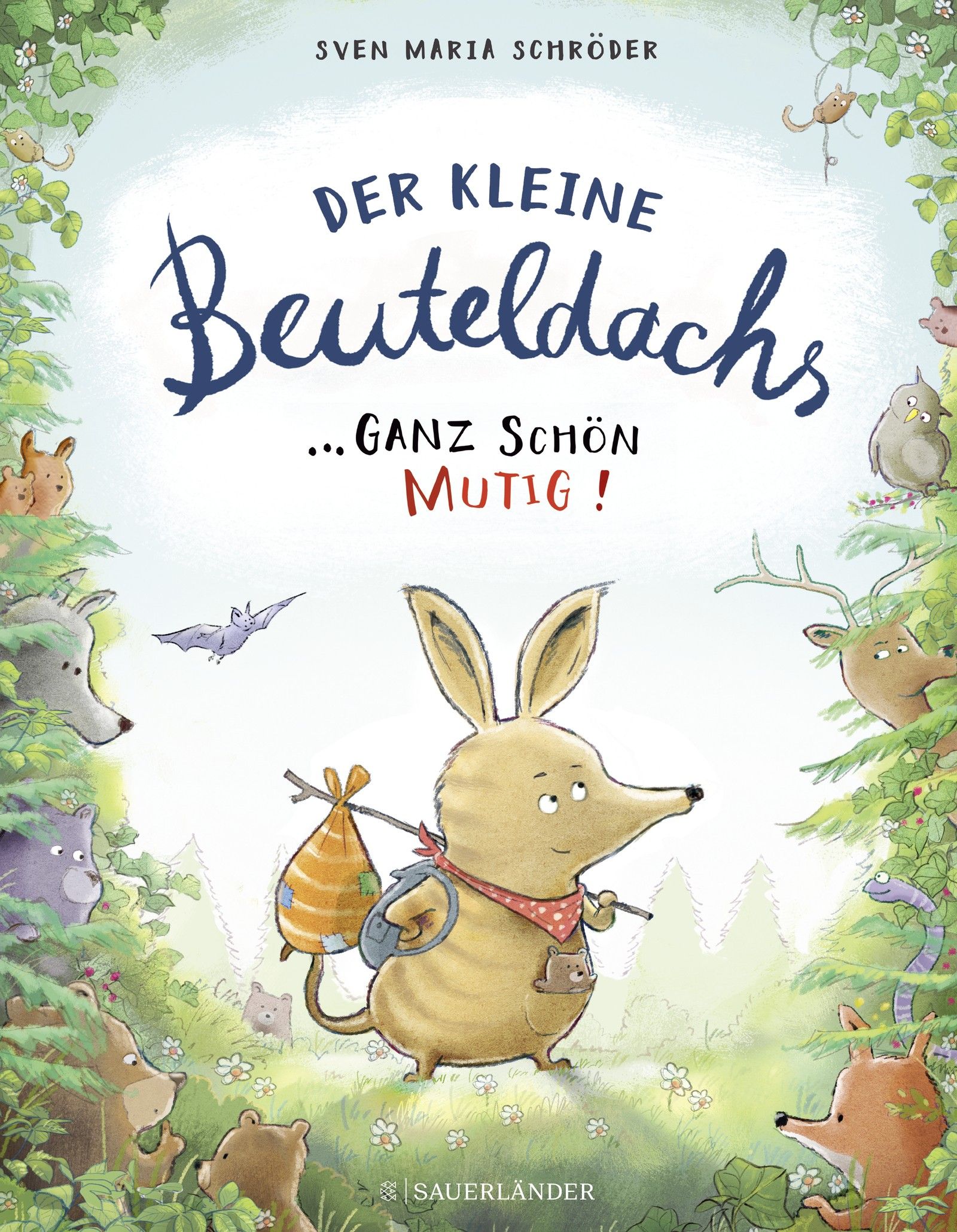 Der kleine Beuteldachs. Ganz schon mutig / Книга на Немецком | Sven Maria Schröder