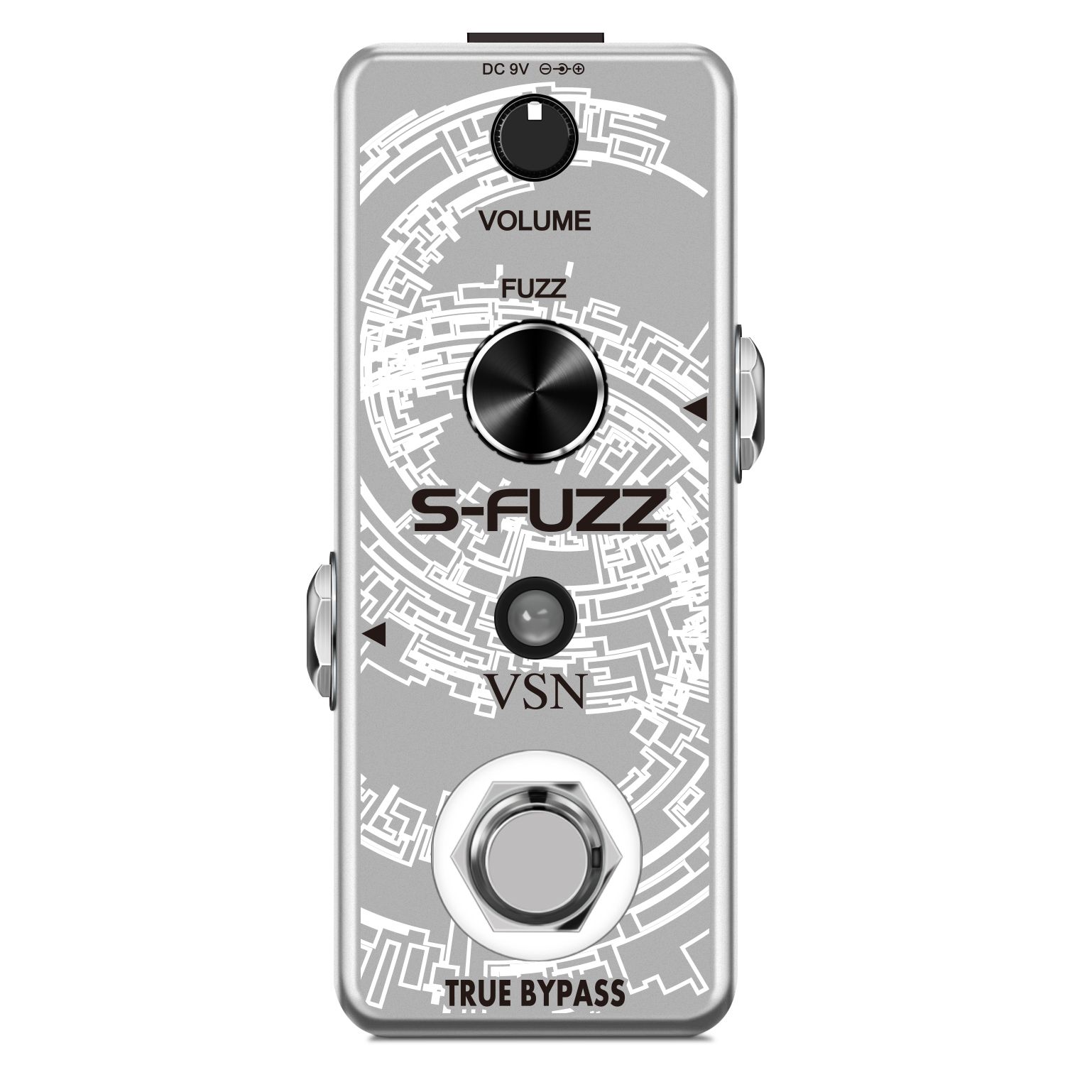 VSN LEF-325 S-FUZZ Аналоговый эффект гитары педаль классический Fuzz звучит с истинным обходным выключателем