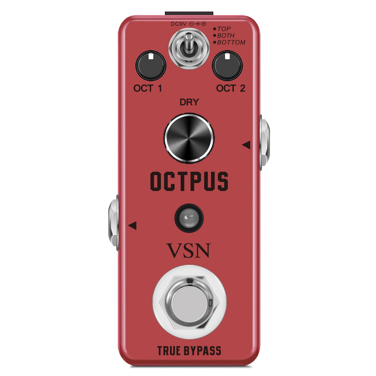 VSN LEF-3806 OCTPUS Чистые октавские гитары электрические гитары Digital Octave Pedals 11 различных октаввых режимов