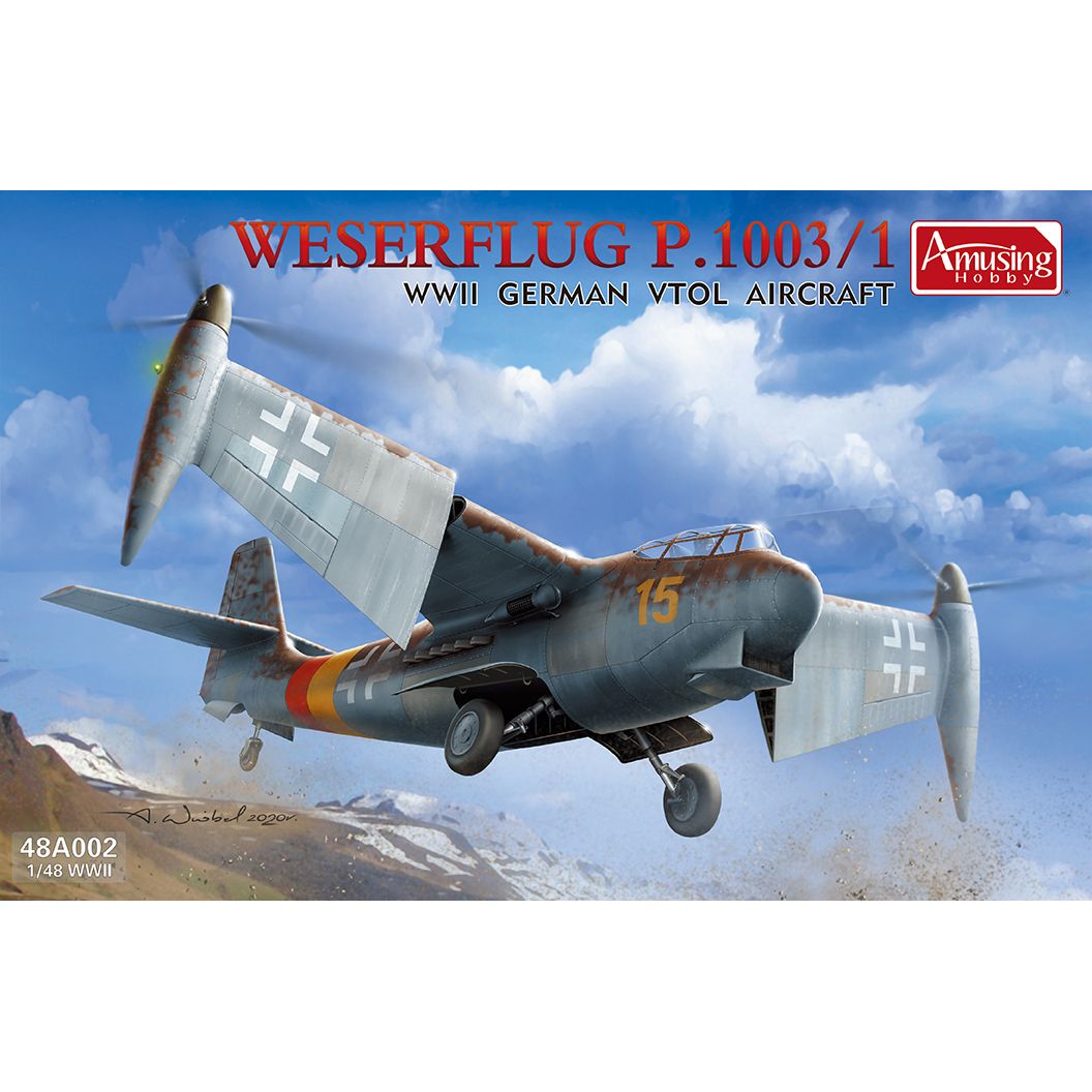 Сборная модель Самолёта Weserflug P.1003/1 1/48 Amusing Hobby 48A002