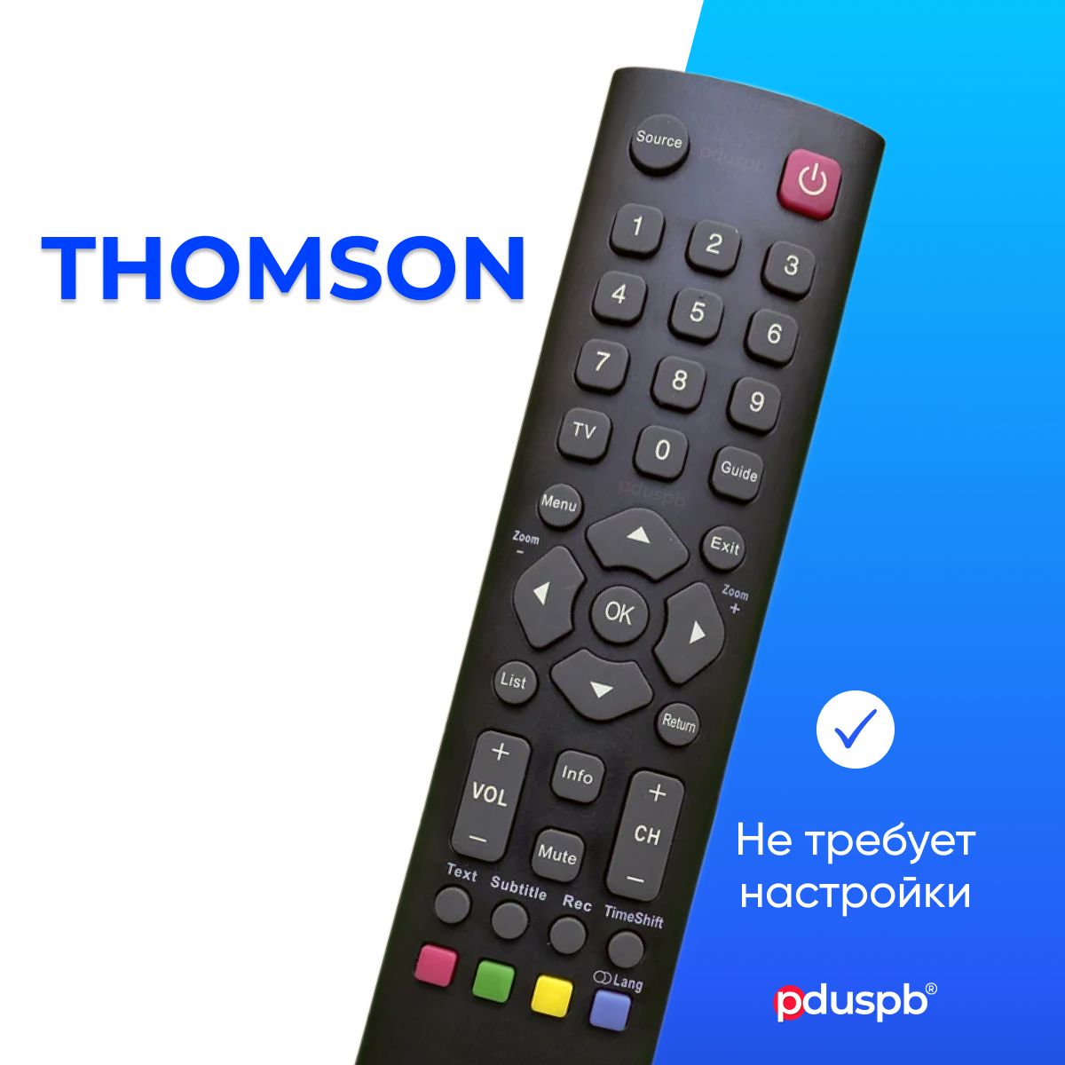 Пульт ДУ pduspb PDU-E1909Thomson - купить по выгодной цене в  интернет-магазине OZON (359765812)