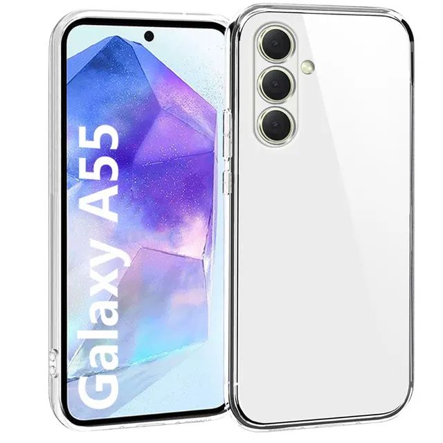 Силиконовыйпрозрачныйчехол-накладкасзащитойкамерыдляSamsungGalaxyA555G