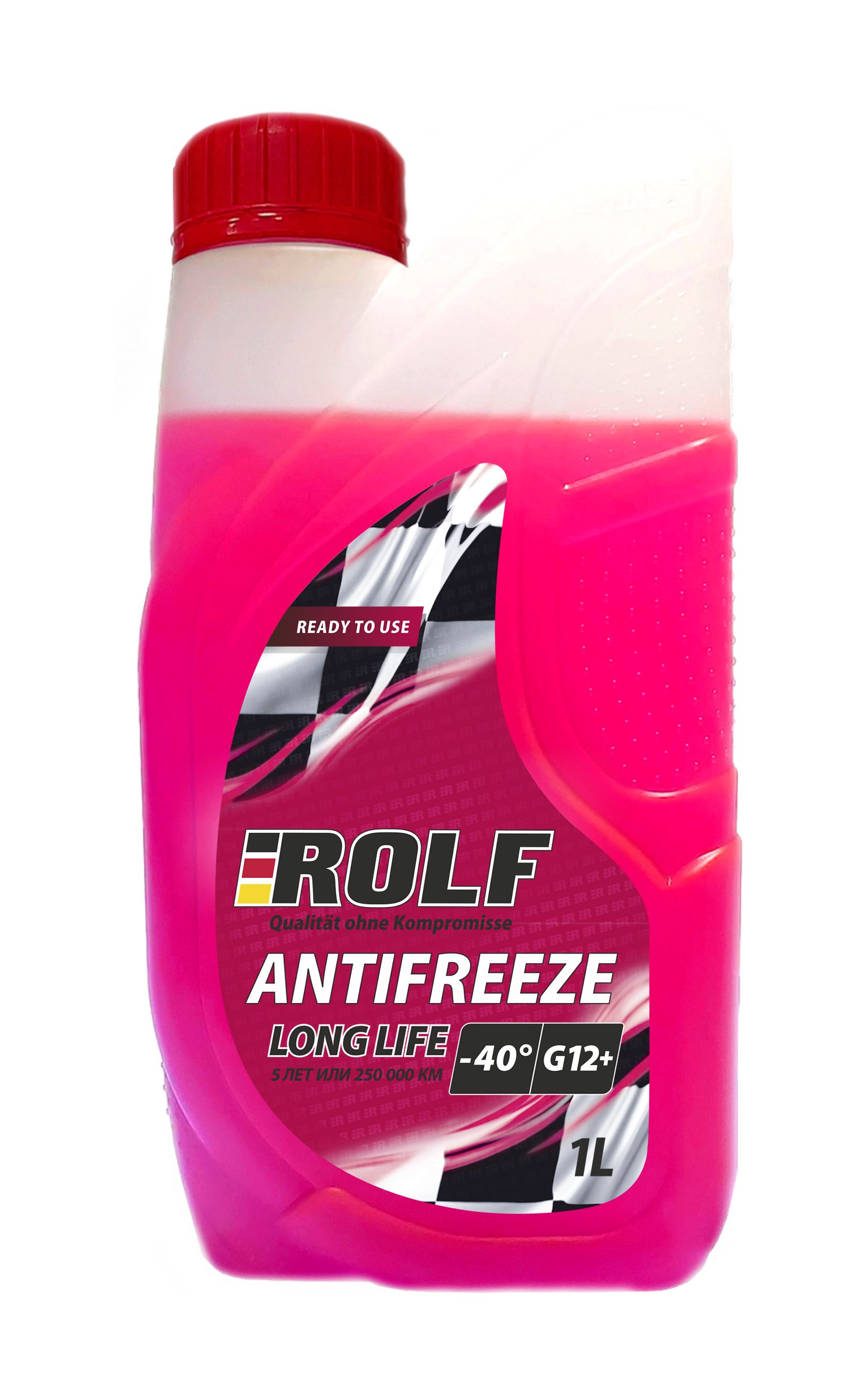 Антифриз ROLF Antifreeze G12+ Red, Готовый раствор купить по выгодной цене  в интернет-магазине OZON (438298301)