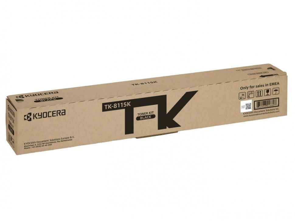 Картридж Kyocera TK-8115K (1T02P30NL0) для принтеров Kyocera Ecosys M8124cidn/ M8130cidn, black, 12000 страниц