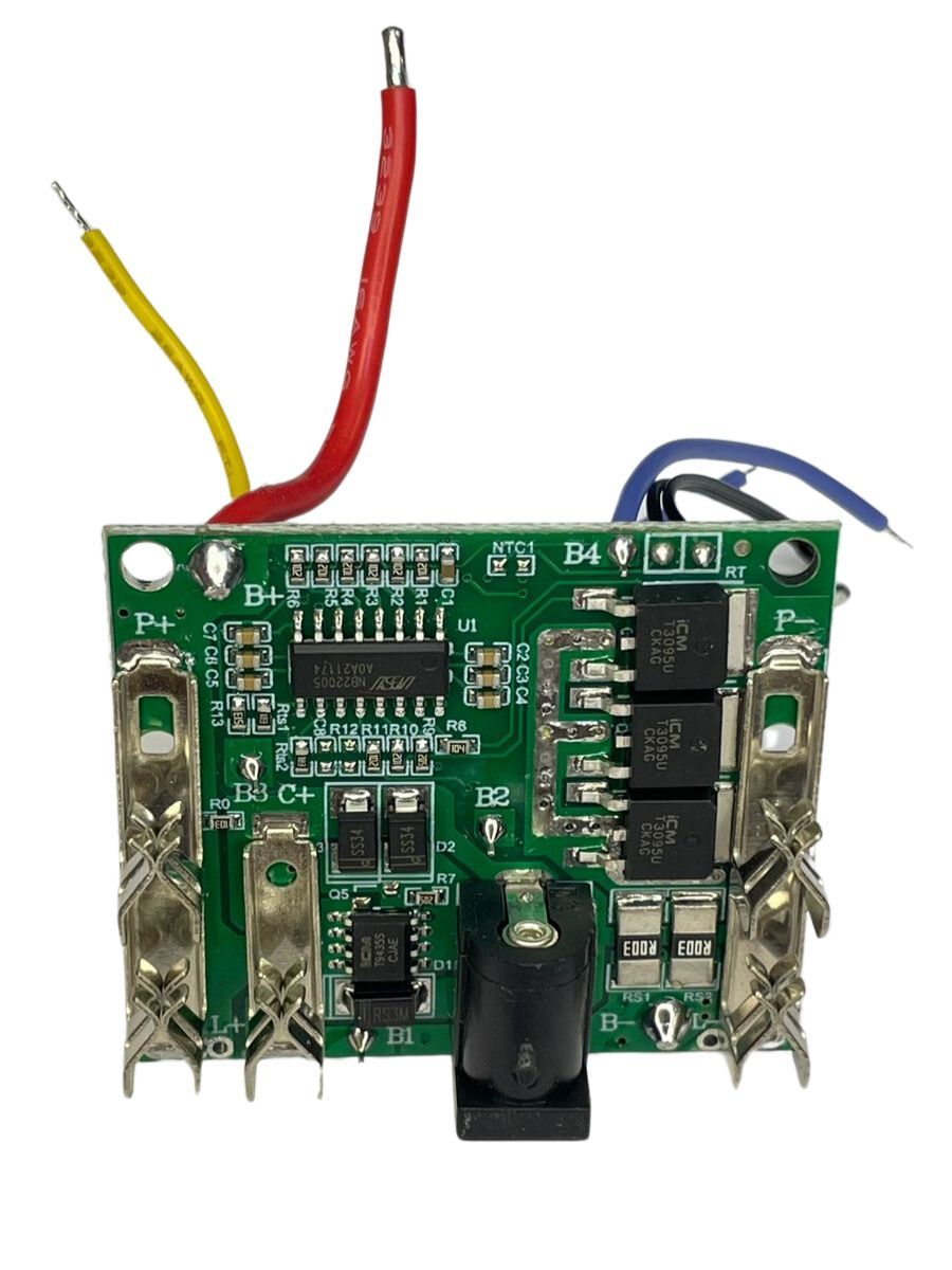 ПлатазащитыдляLi-ion18650аккумуляторов(BMS5S/18V/21V/20A)дляэлектроинструментов(Н)