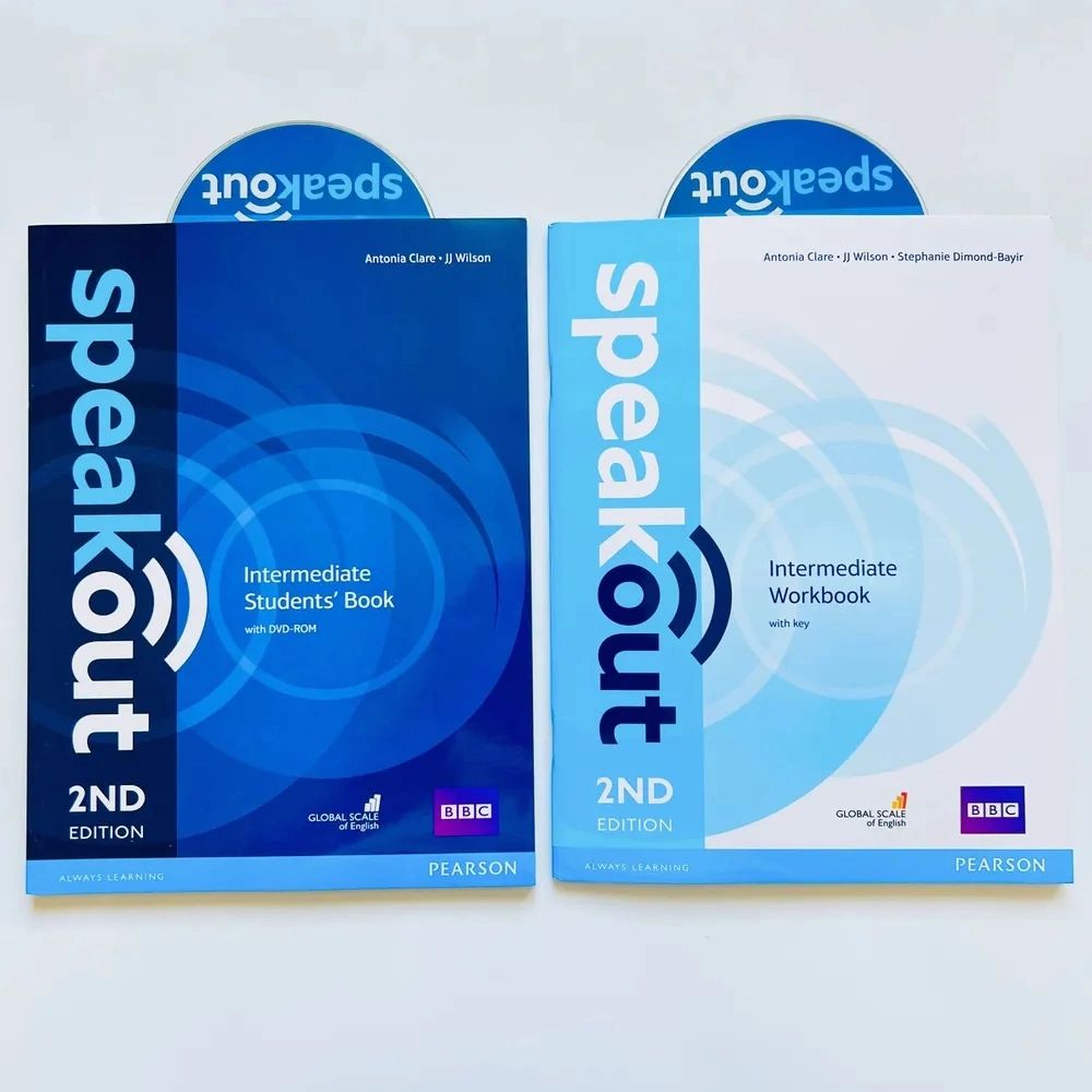 Speakout Intermediate Student s Book + Workbook + DVD диск