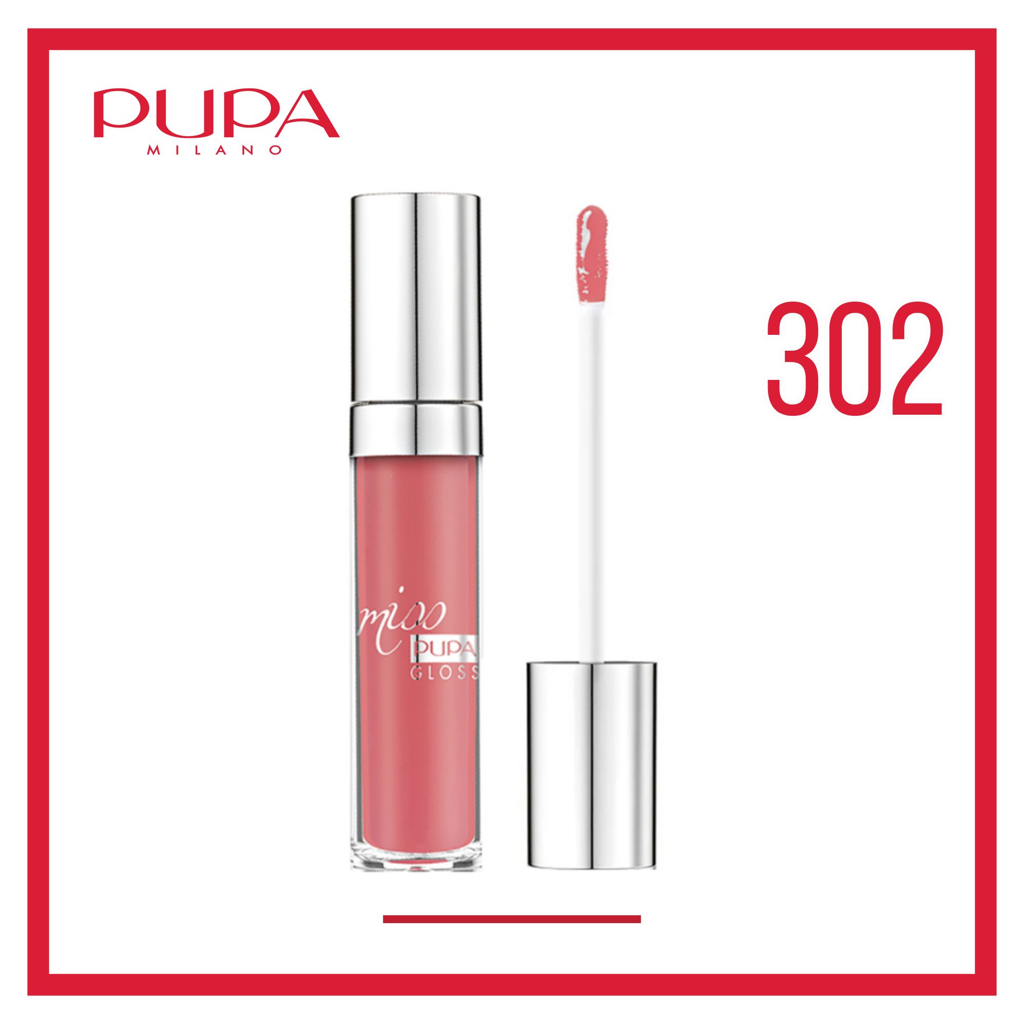 PUPA Блеск для губ Miss Pupa Gloss 302