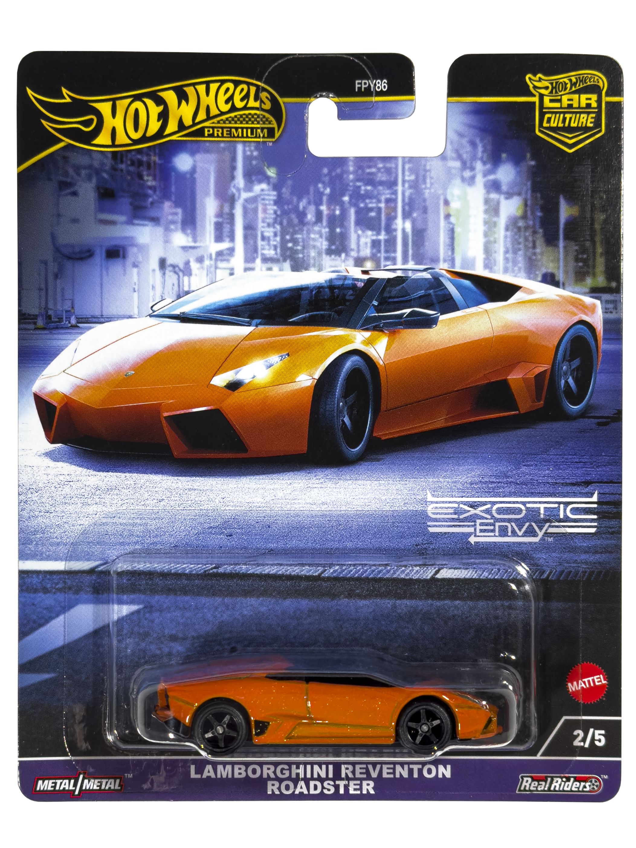 Машинка Hot Wheels Premium Lamborghini Reventon Roadster - купить с  доставкой по выгодным ценам в интернет-магазине OZON (1582359842)