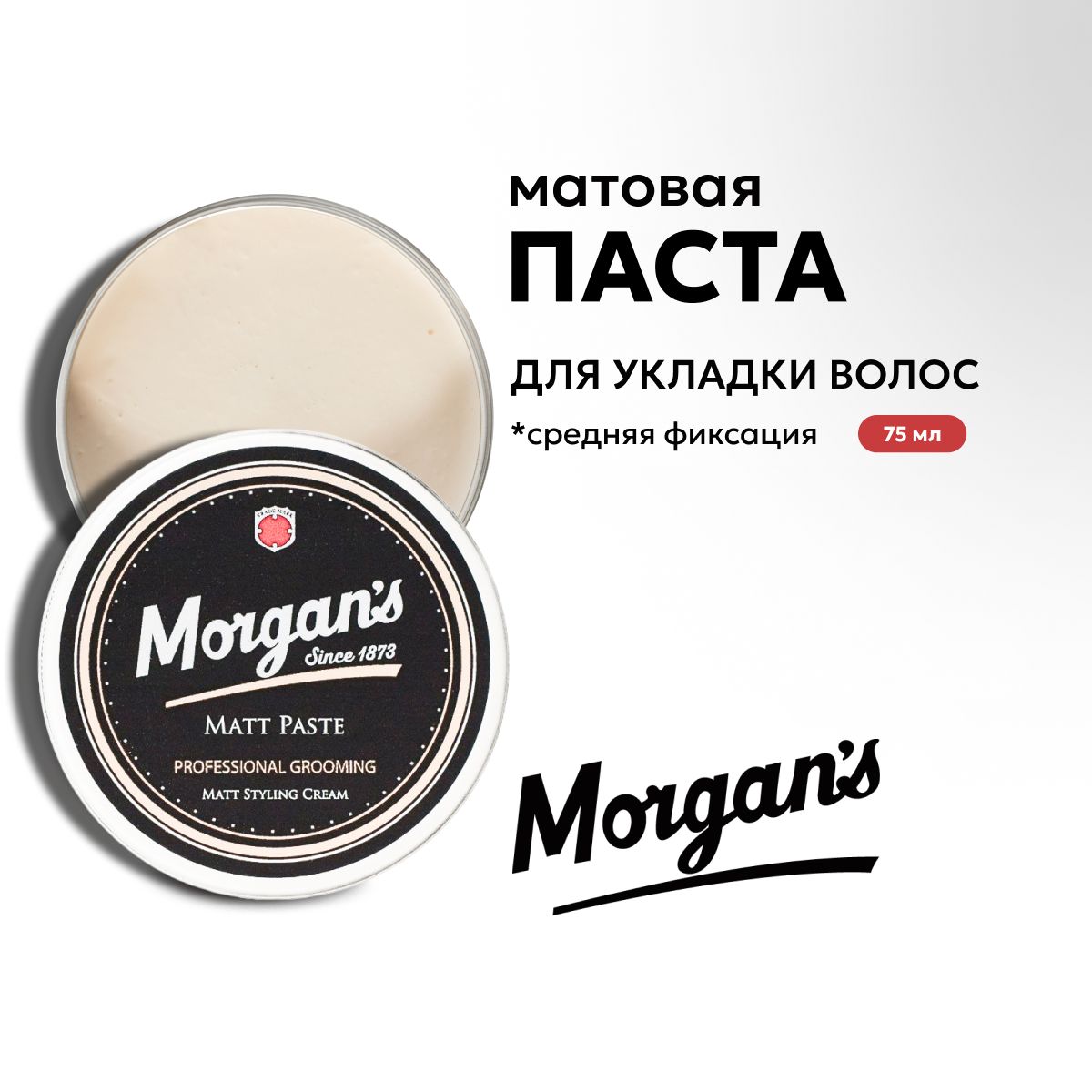 Morgans Matt Paste Матовая паста для укладки 75 мл