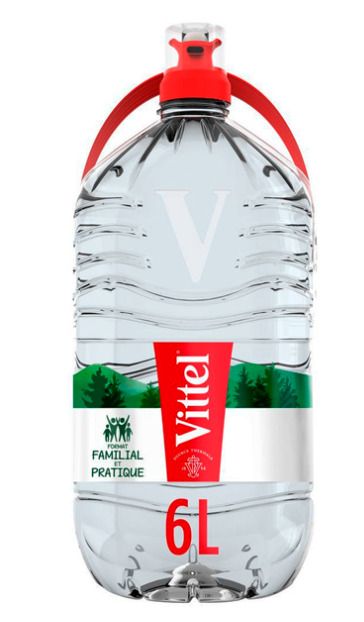 Вода минеральная питьевая Vittel (Виттель) 6 л, б/г, с краником