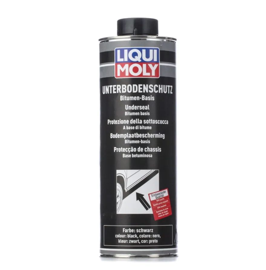 Антикор LIQUI MOLY Unterboden-Schutz Bitumen schwarz для днища кузова битум/смола (черный) 1 Л