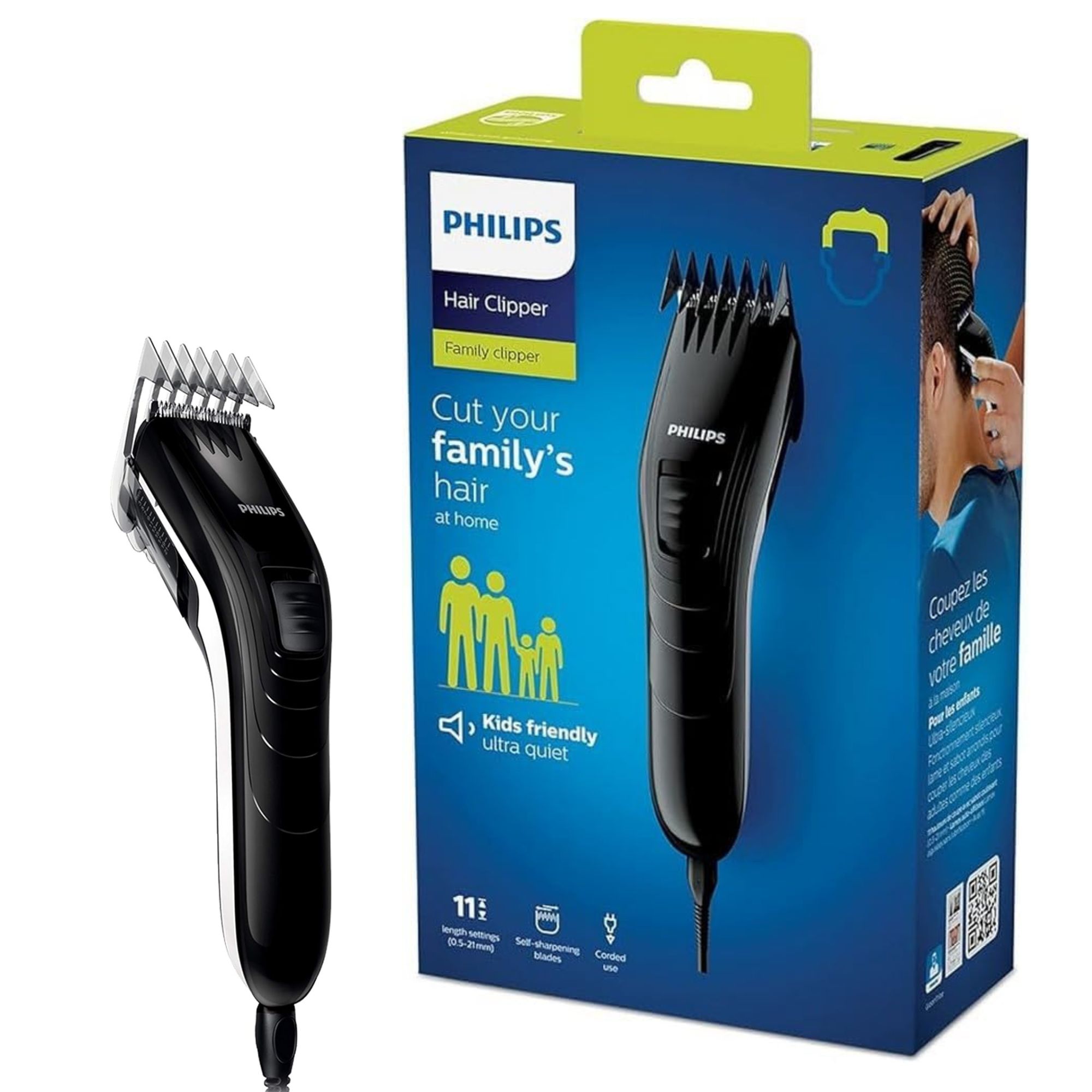 Philips Машинка для стрижки Family Hairclipper, черный