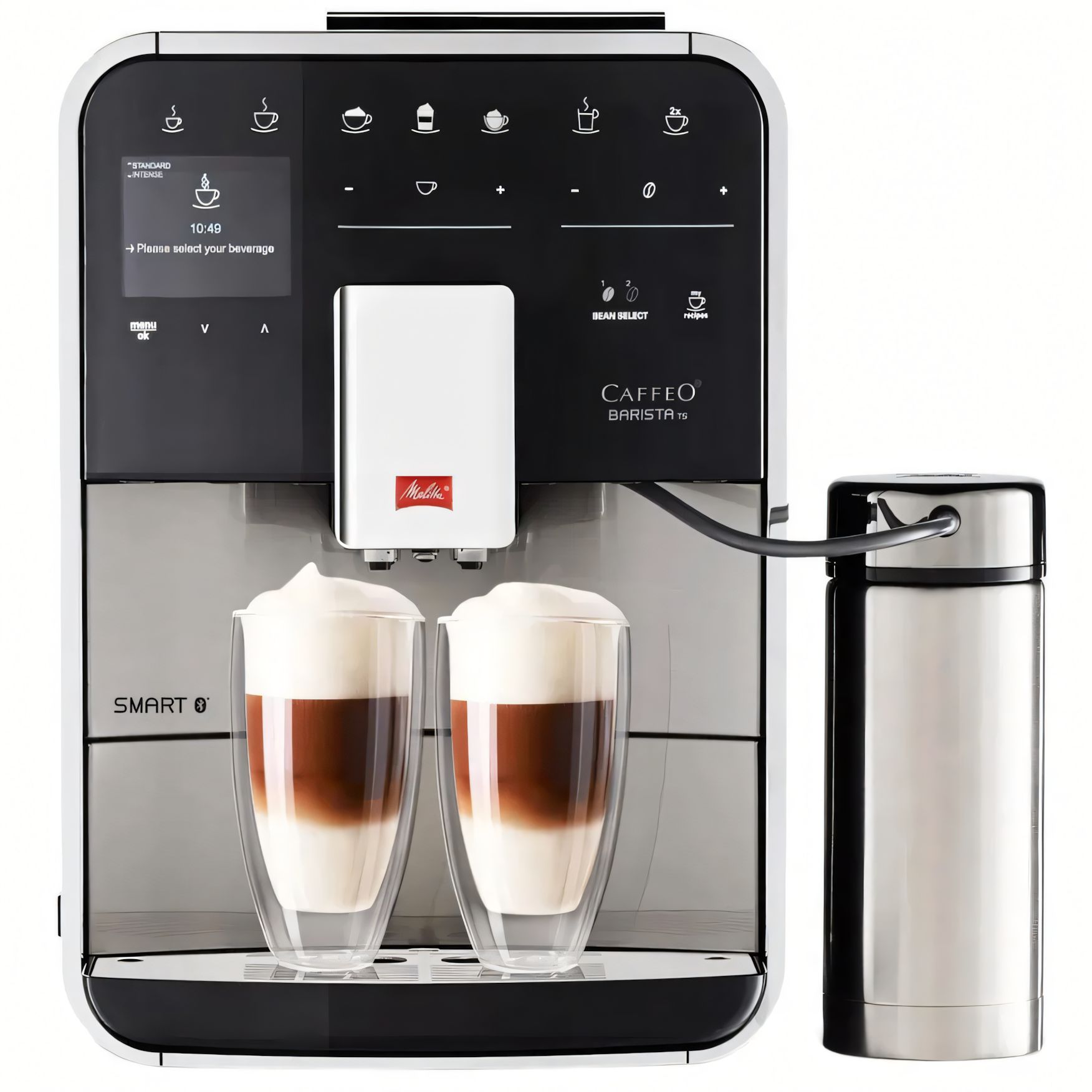 Автоматическая кофемашина Melitta F 860-100 Caffeo Barista TS Smart SST, серебристая