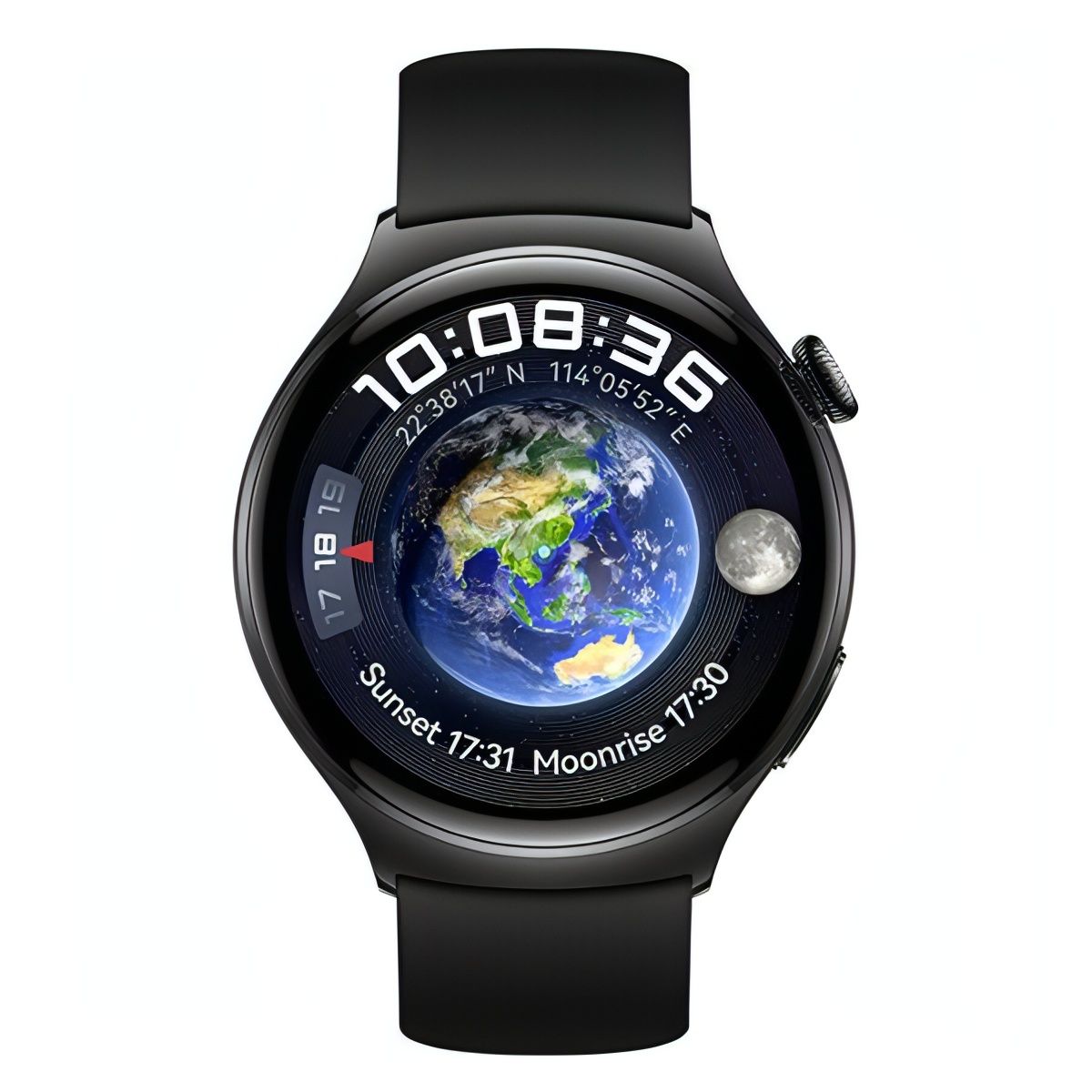 УмныечасыHUAWEIWatch4BlackCasewithBlackStrapARC-AL00(55020APA),Черный