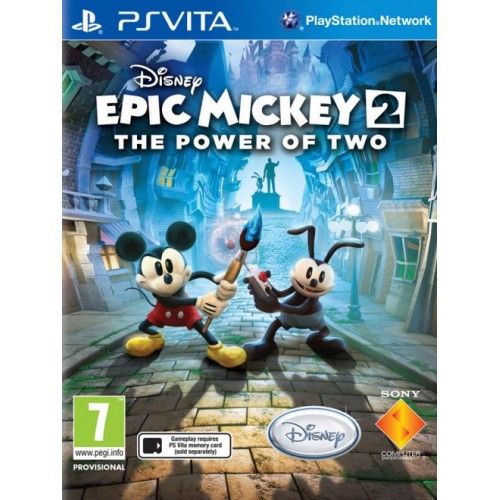 Игра Epic Mickey: The Power of Two (Две Легеды) (PS Vita, Русская версия)