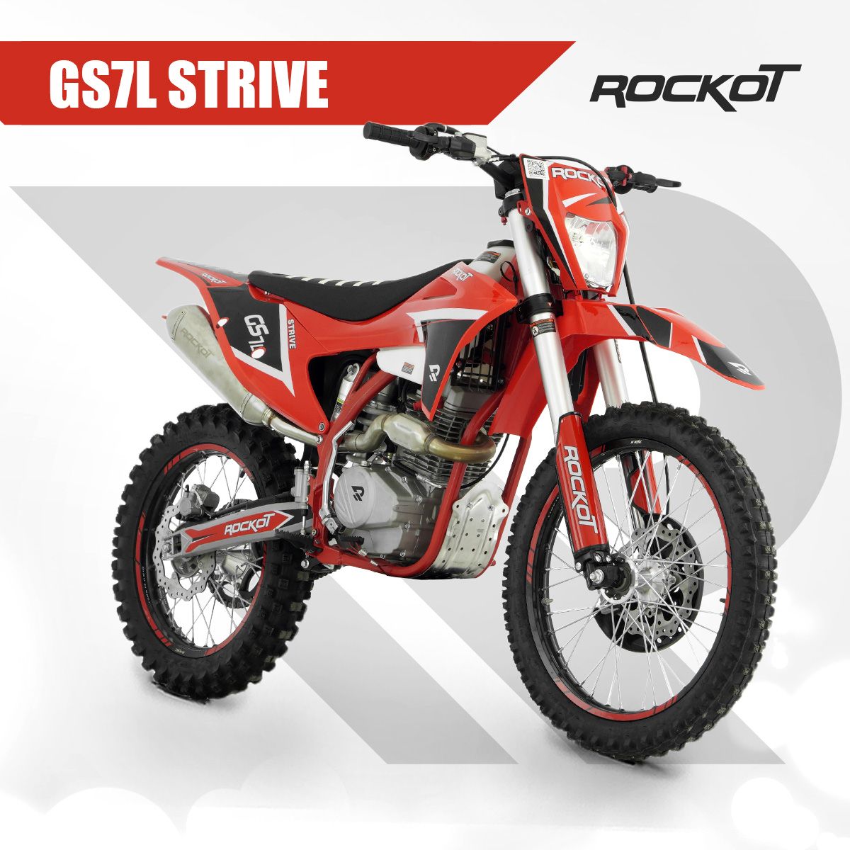 Мотоцикл эндуро ROCKOT GS7L Strive (250cc, 171FMM (YB250R), 21/18)