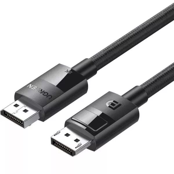 UgreenКабельдляподключенияпериферийныхустройствDisplayPort/DisplayPort,1.5м,черный