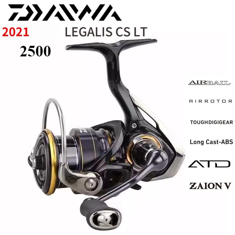 DAIWA2021LEGALISCSLT2500Рыболовнаякатушкадлядальнейрыбалки,спиннинг,рыболовныеснасти,леска