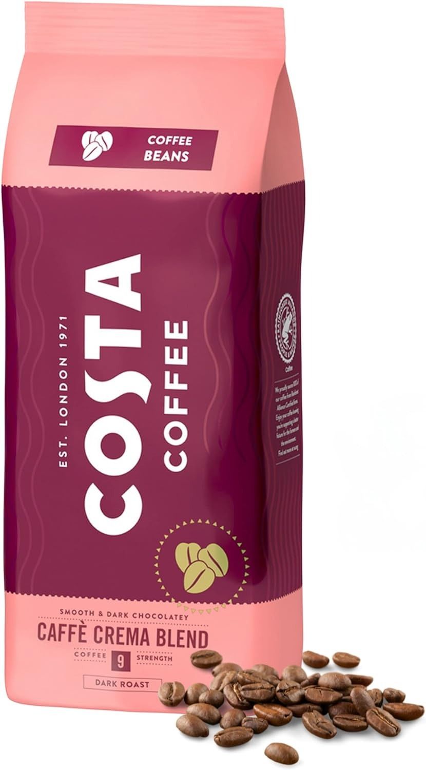 Кофе в зернах Costa Caffe Crema Blend, 1кг