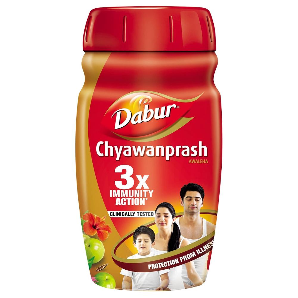 Чаванпраш Дабур 500г + 50г бесплатно, 1 шт. (Dabur Chyawanprash)