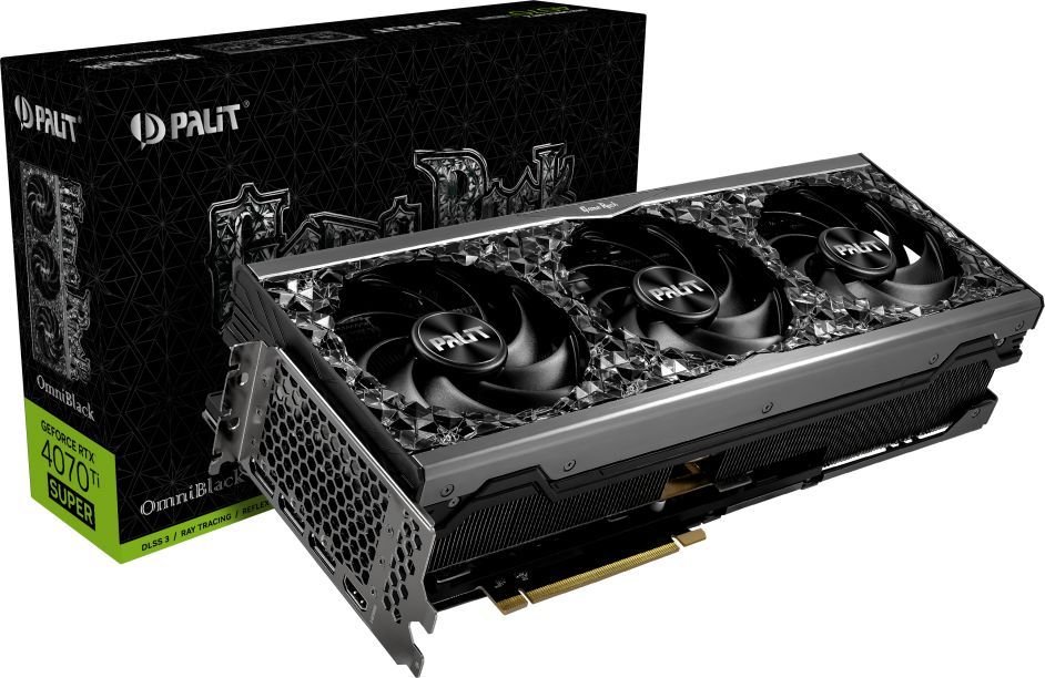 PalitВидеокартаGeForceRTX4070TiSUPERRTX4070TiSUPERGAMEROCK16ГБ(NED47TS019T2-1020Q)