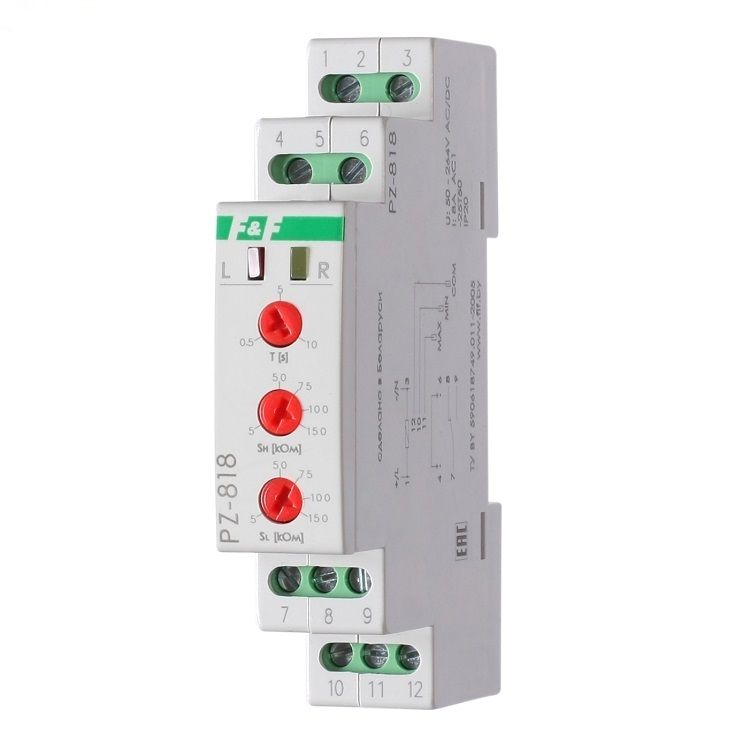 PZ-818(БЕЗ ЗОНДОВ) Реле контроля уроня жидкости Евроавтоматика F&F
