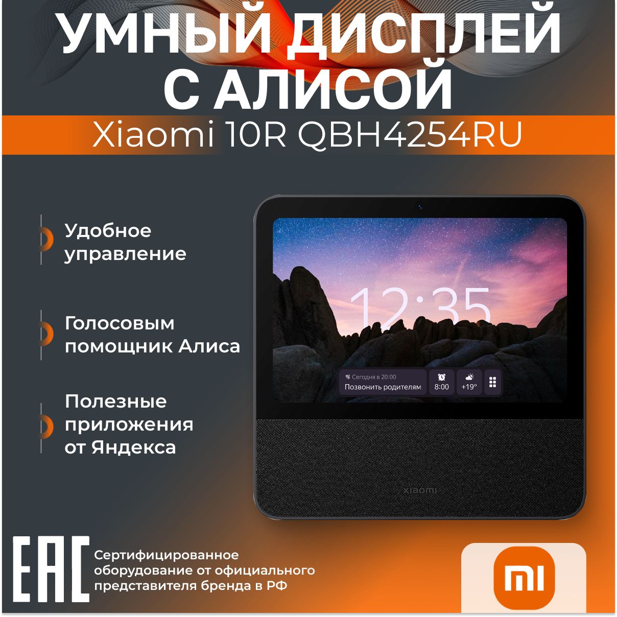 Xiaomi10.1"МониторQBH4254RU,черный