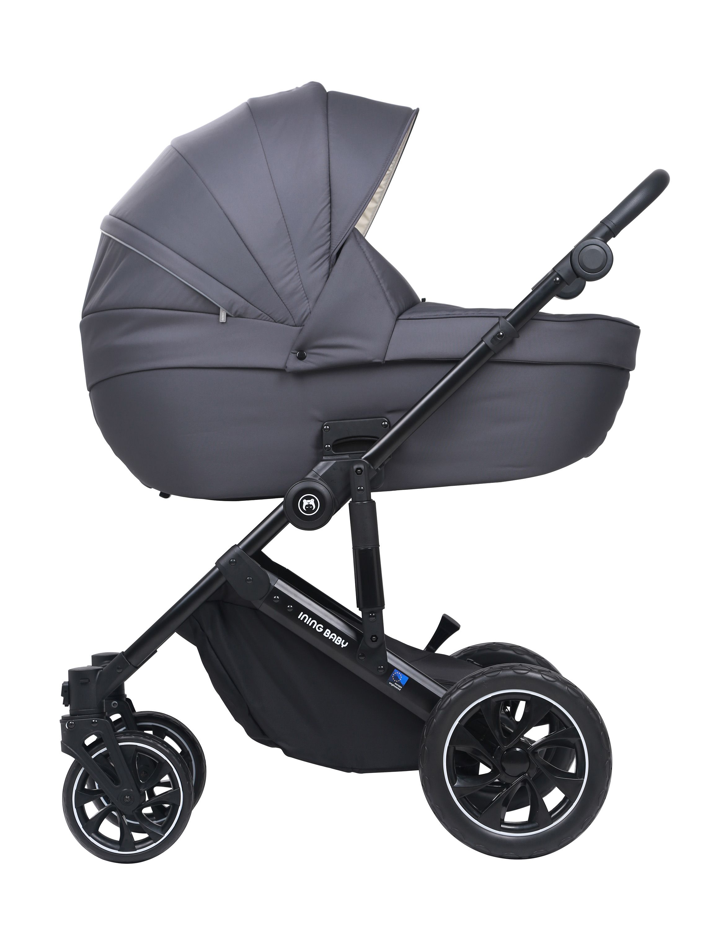 Коляска 2 в 1 Ining baby KR 340 grey