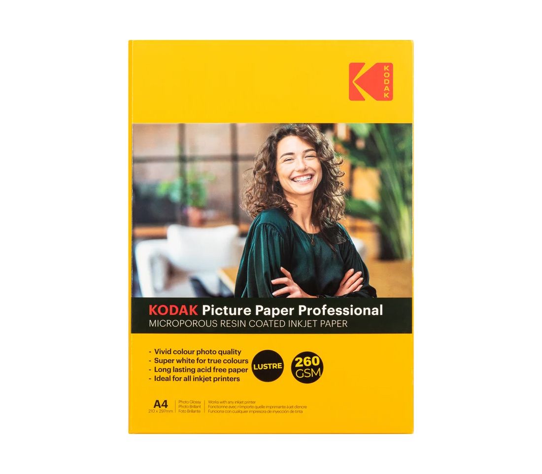 Фотобумага Kodak Paper Professional A4 Luster, полуматовая, 260 г/м2, 20 листов