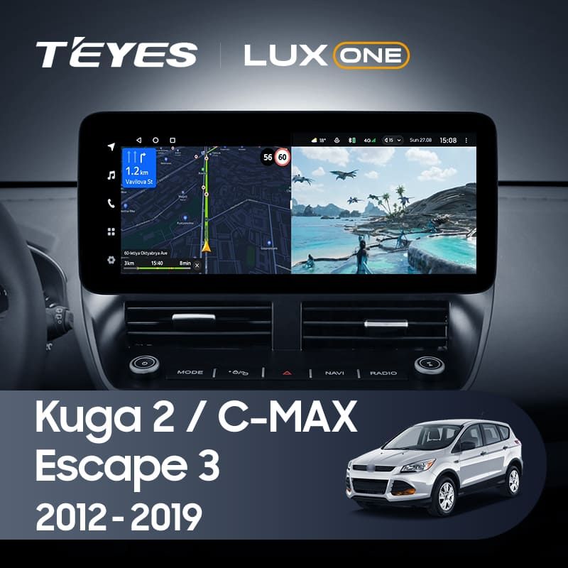 ШтатнаямагнитолаTeyesLUXONE4/32FordKuga2(2012-2019)