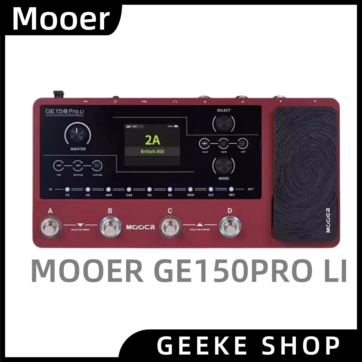 MOOER GE150PRO LI Гитарный процессор--xb.